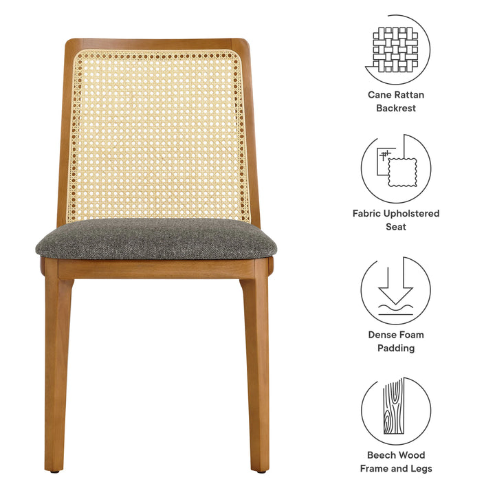 Cana Honey and Gray Dining Side Chair