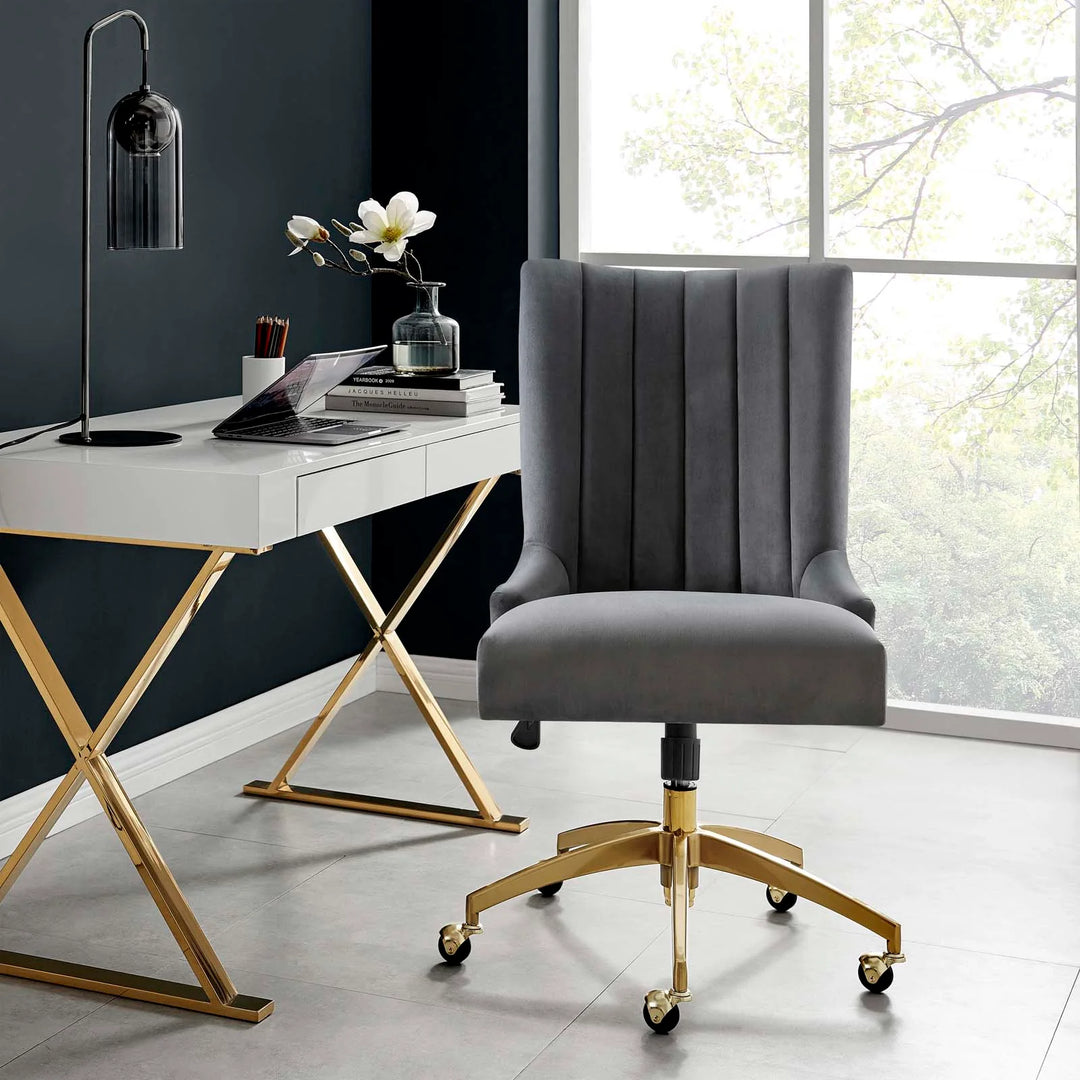 Chic Tufted Office Chair