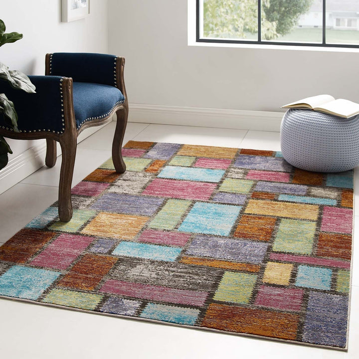 Marissa Abstract Mosaic Area Rug