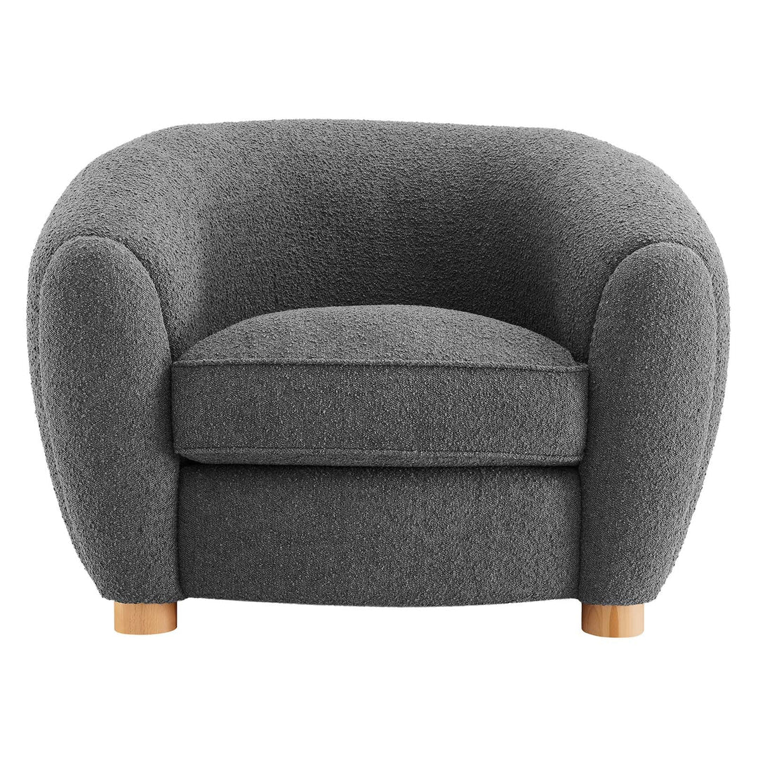 Danta Boucle Upholstered Fabric Armchair