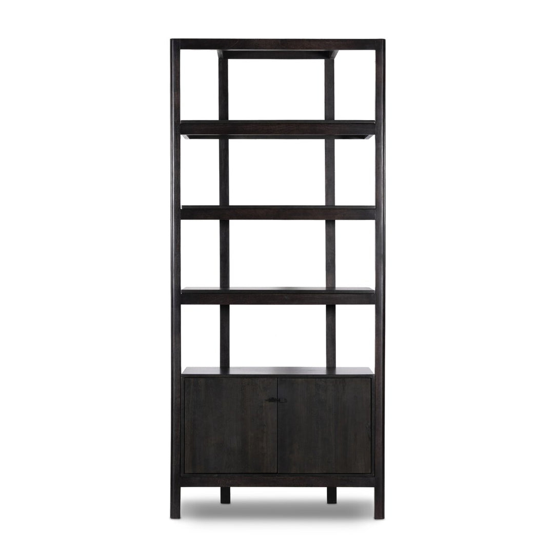 Reza black bookcase