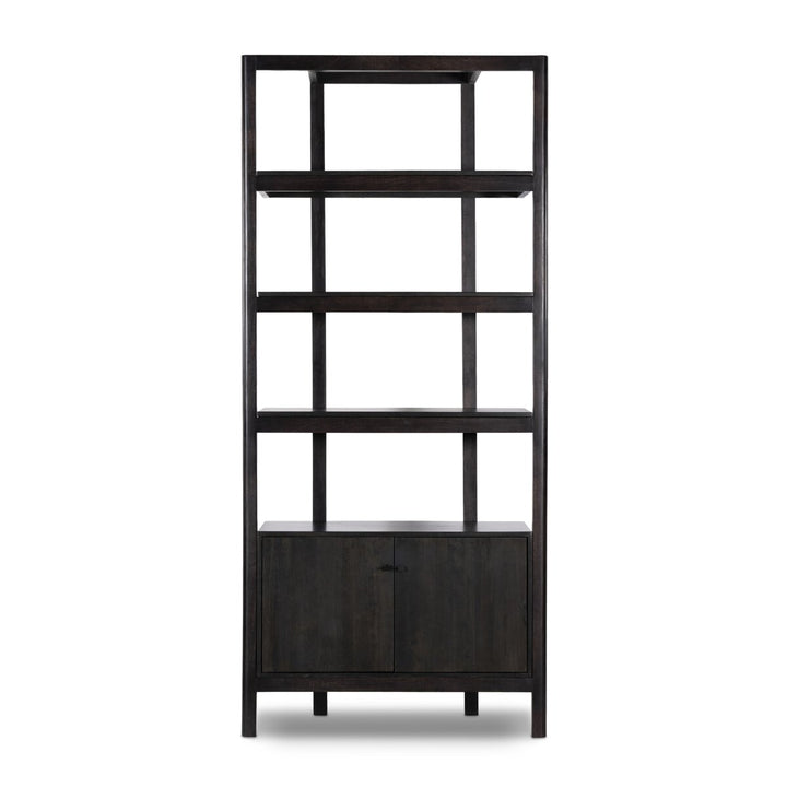 Reza black bookcase