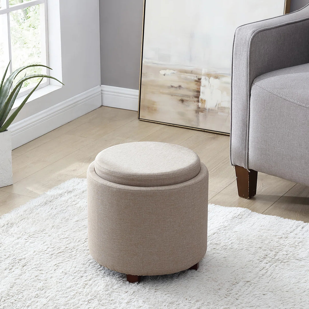 Ludine Velvet Ottoman