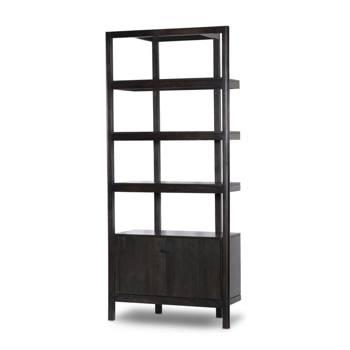 Reza black bookcase