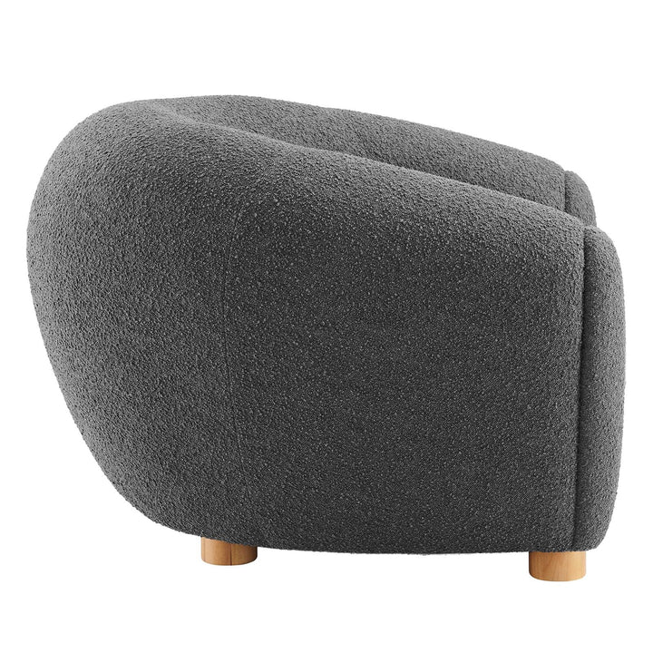 Danta Boucle Upholstered Fabric Armchair