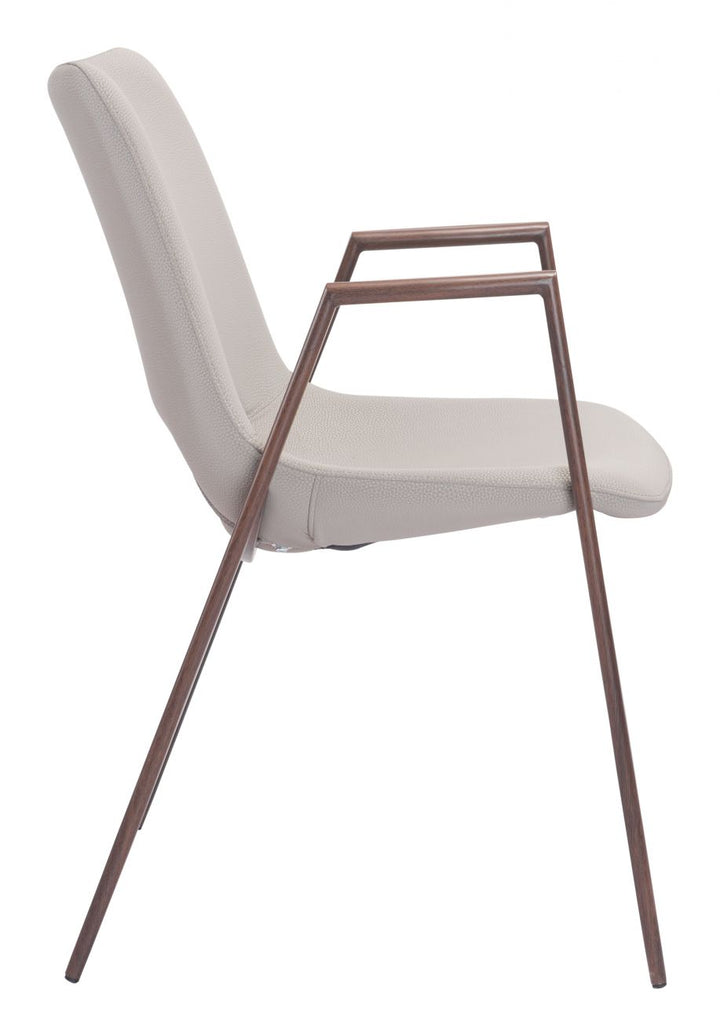 Leni Dining Chair Beige - Set of 2