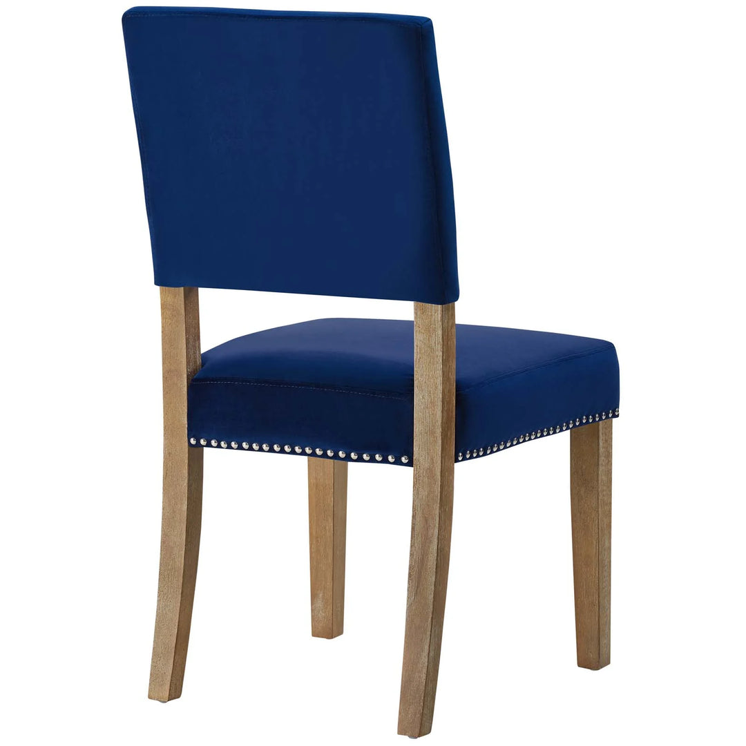 Bolgie Wood Dining Chair - Navy