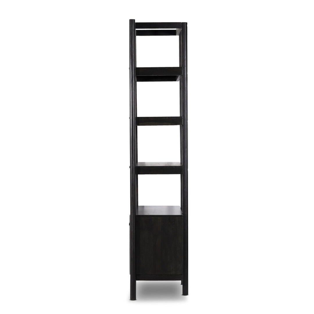 Reza black bookcase