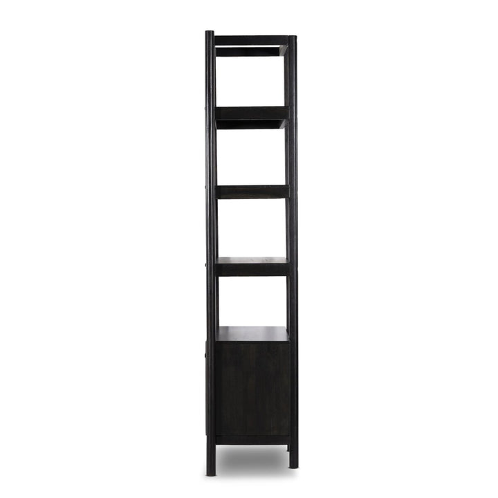 Reza black bookcase