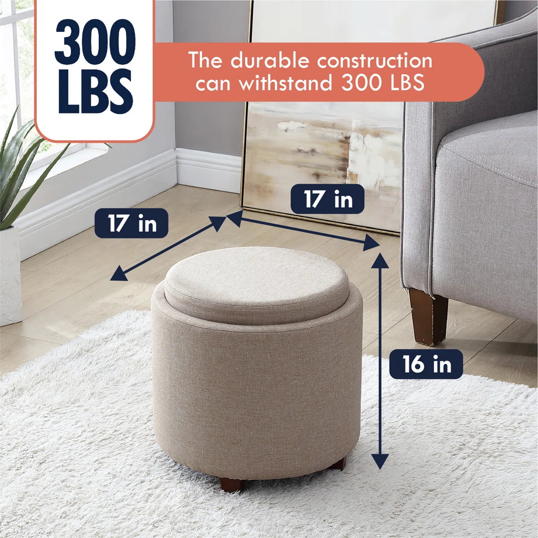 Ludine Velvet Ottoman