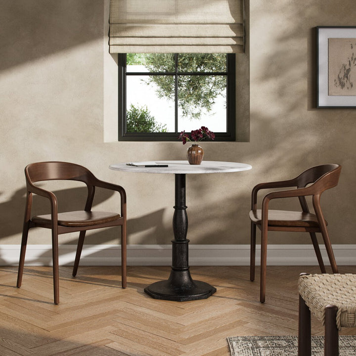 Lucille Pedestal Bistro Table