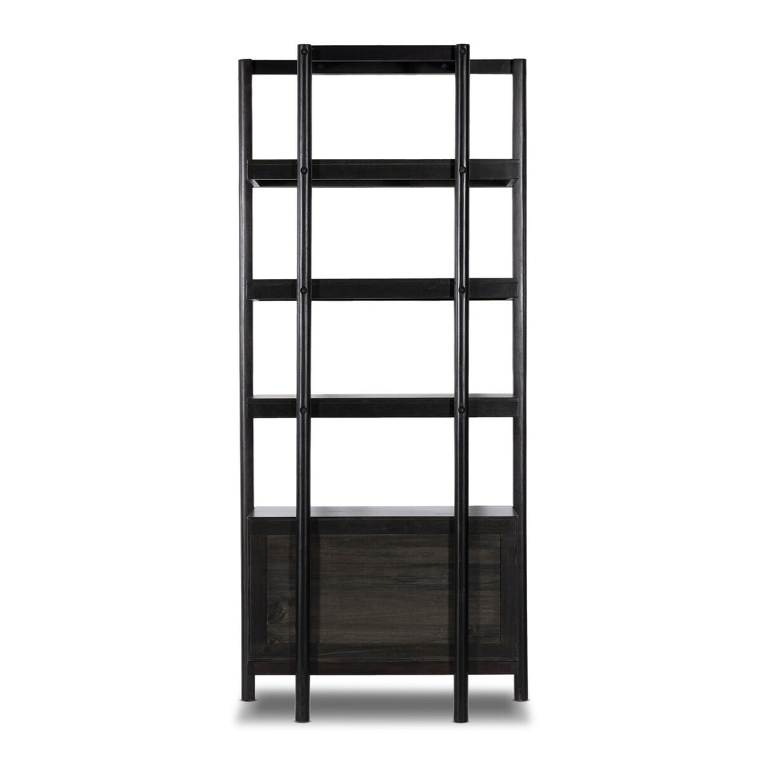 Reza black bookcase