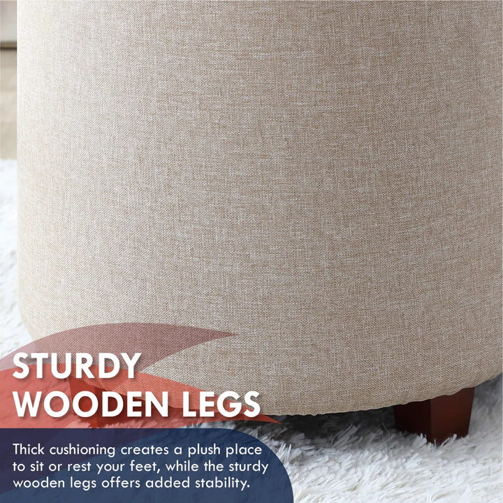 Ludine Velvet Ottoman