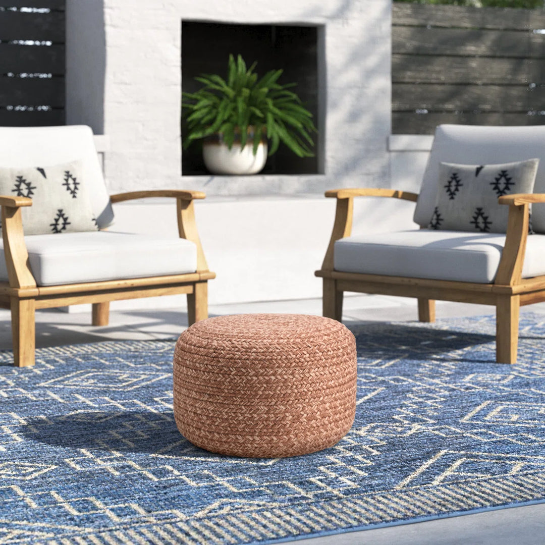 Dalenna PVC Wicker Outdoor Ottoman