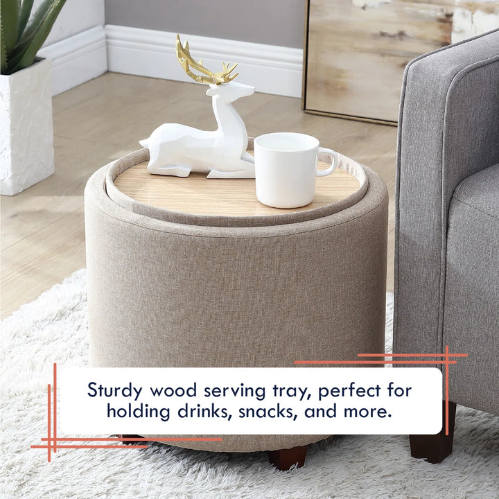Ludine Velvet Ottoman