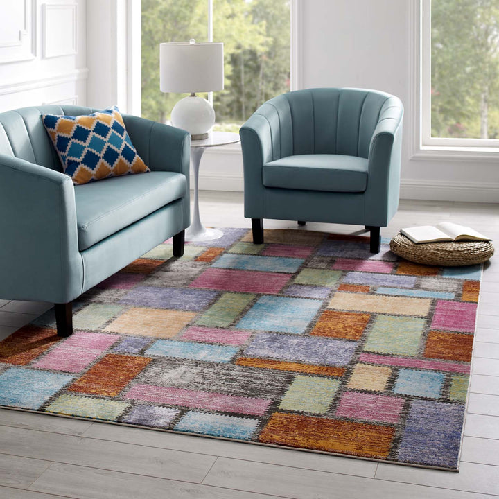 Marissa Abstract Mosaic Area Rug