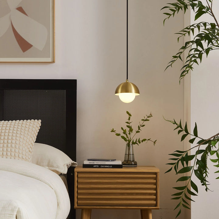 Echoe Globe Pendant Light - Brass