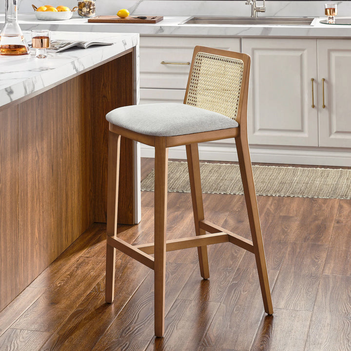 Cana Honey and Ivory Bar Stool