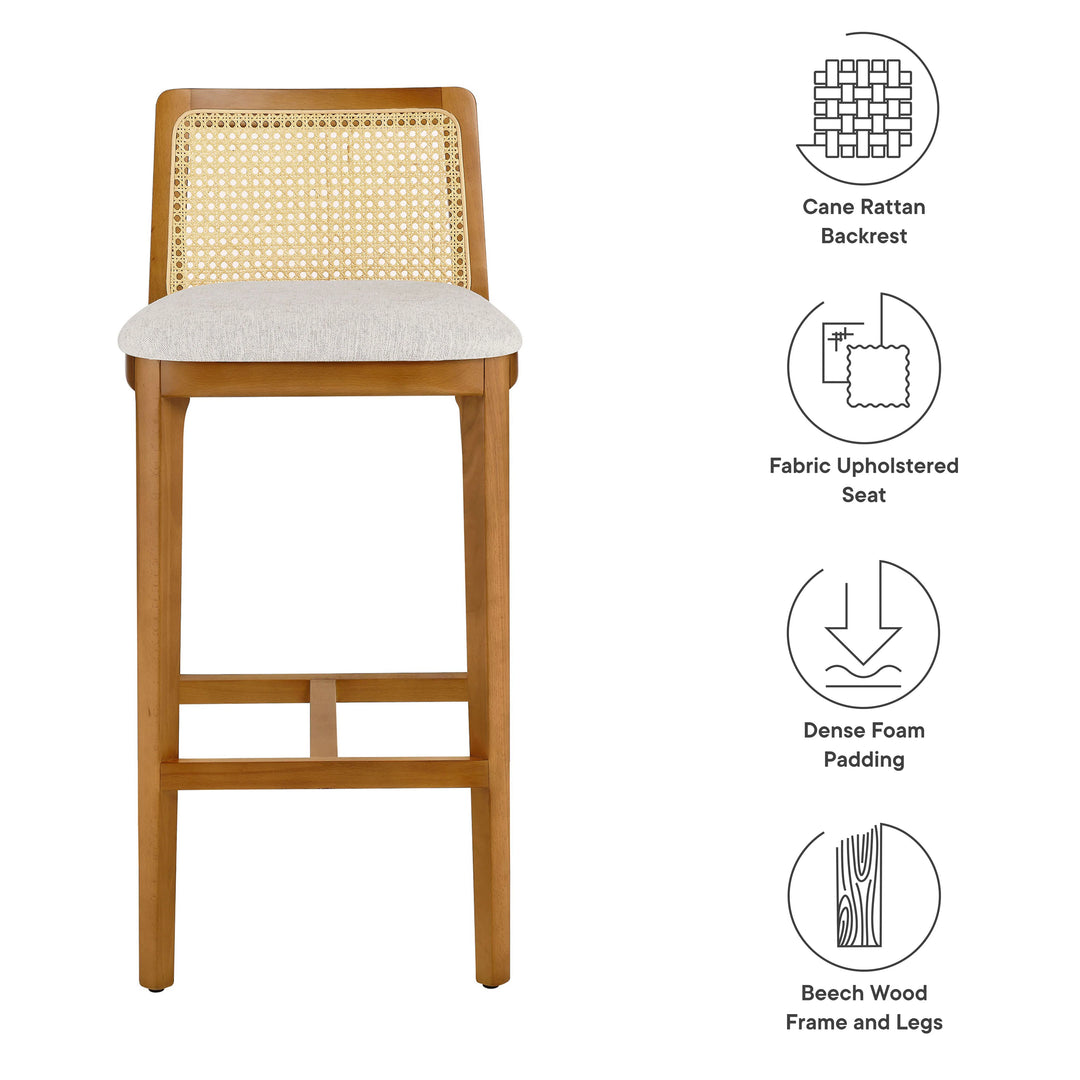 Cana Honey and Ivory Bar Stool