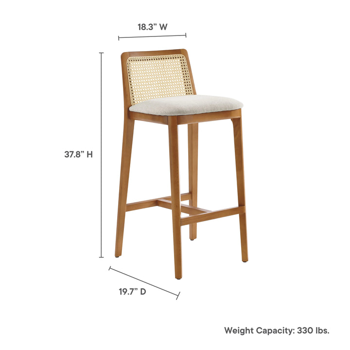 Cana Honey and Ivory Bar Stool