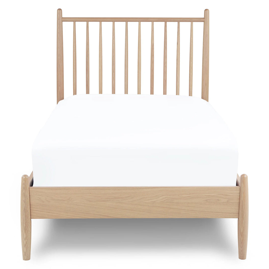 Lenia Bed White Oak Twin