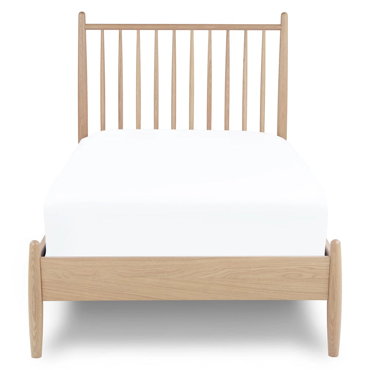 Lenia Bed White Oak Twin