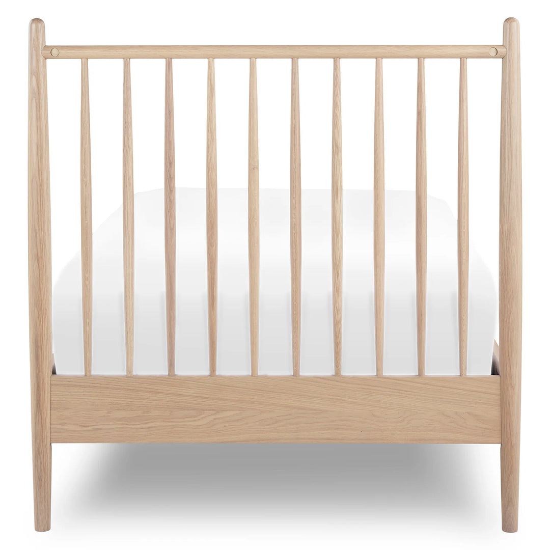 Lenia Bed White Oak Twin