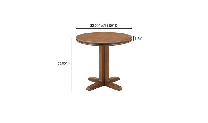 Charlotte Cafe Table - Brown