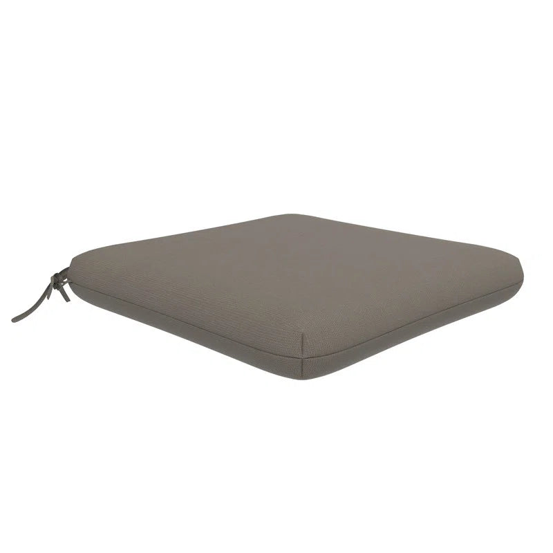 Sunbrella Square Dining Chair Cushions (Set of 1), 3" Foam Replacement Cushion