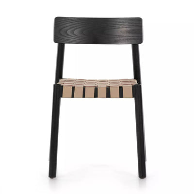 A-Line Frame Leather Dining Chair