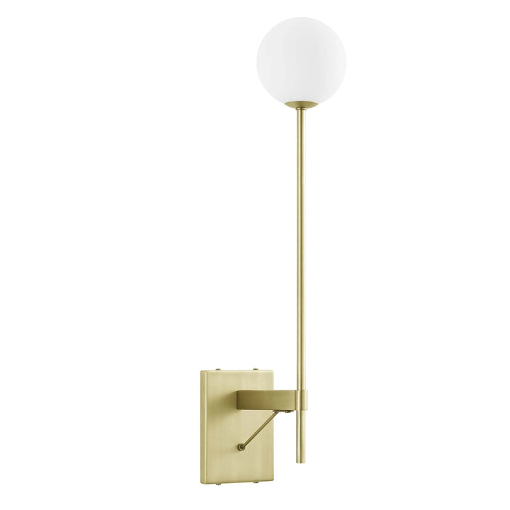 Donnelly White Globe Sconce