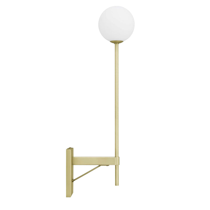 Donnelly White Globe Sconce