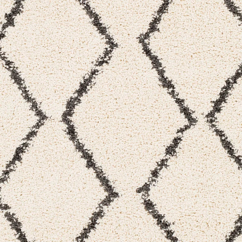 Antonia Geometric Charcoal Beige Area Rug-10'x13'11"