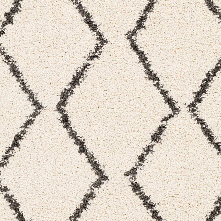 Antonia Geometric Charcoal Beige Area Rug-10'x13'11"