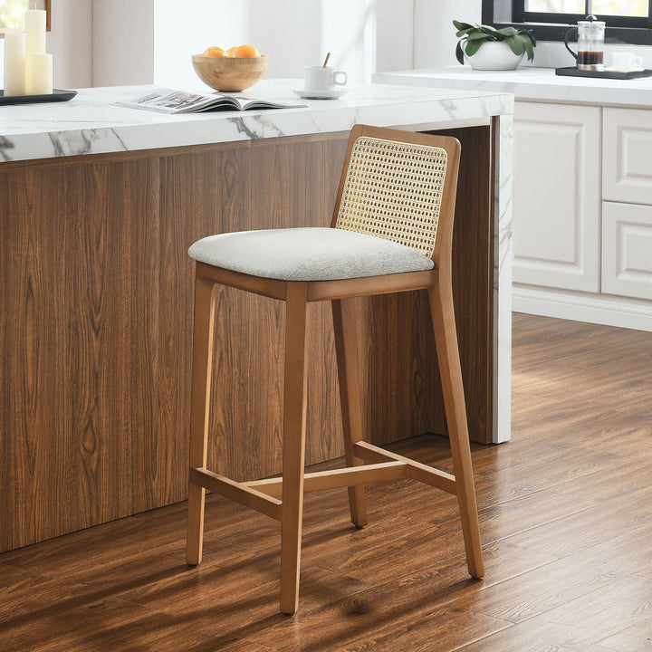 Cana Honey and Ivory Counter Stool