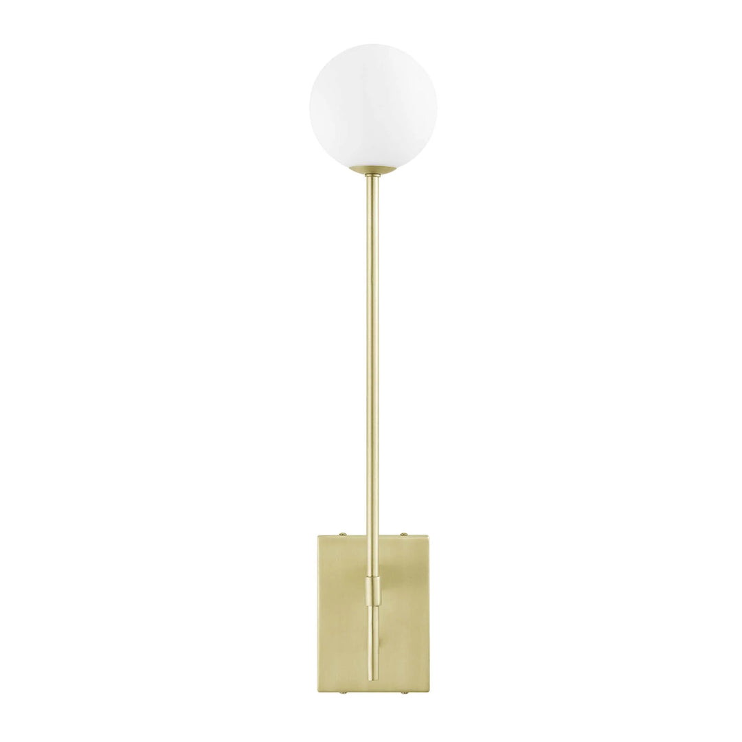 Donnelly White Globe Sconce