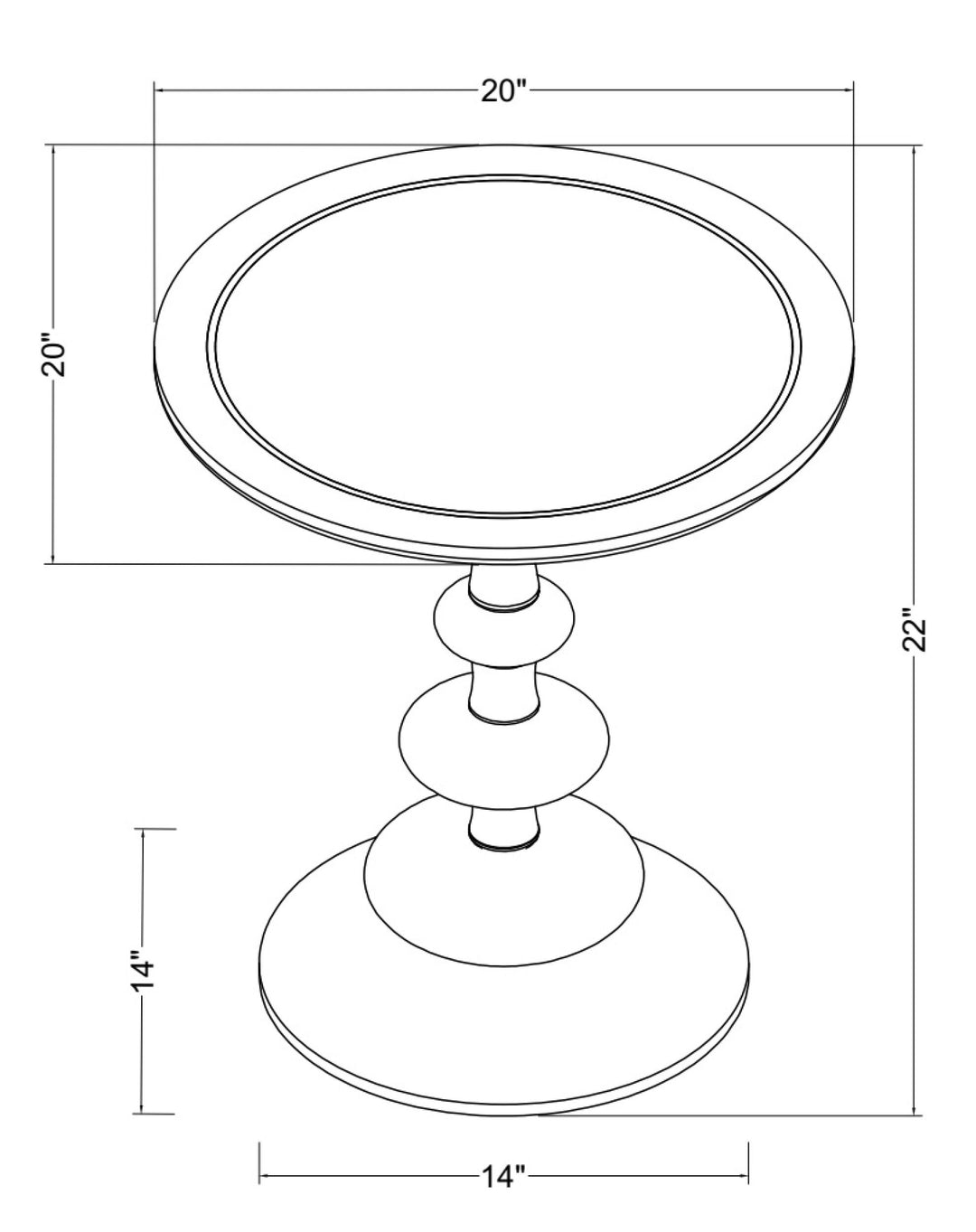 Dorine End Table