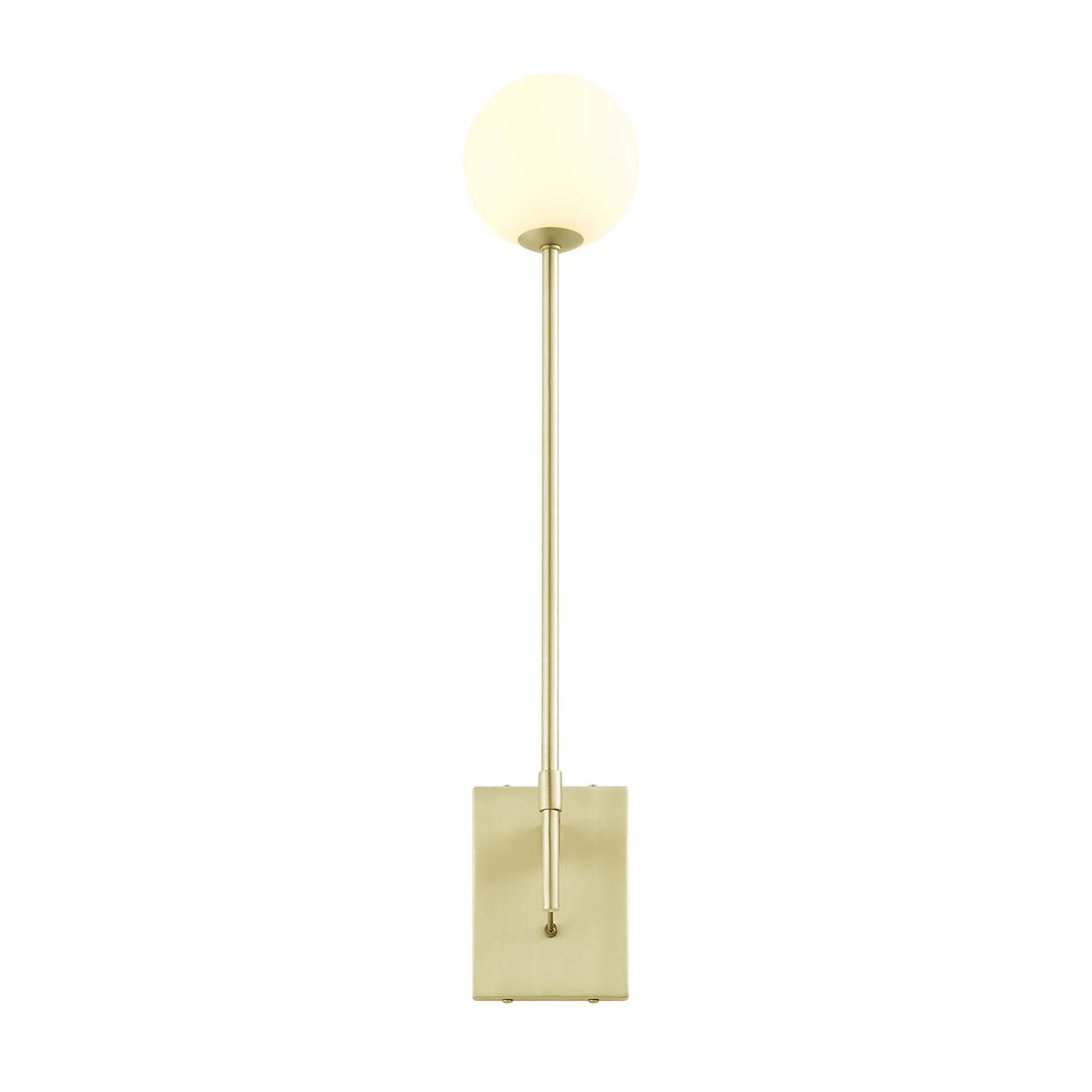 Donnelly White Globe Sconce