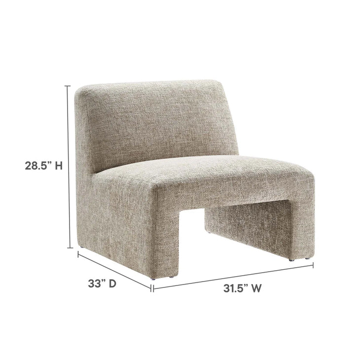 Modway Amita Chenille Upholstered Accent Chair