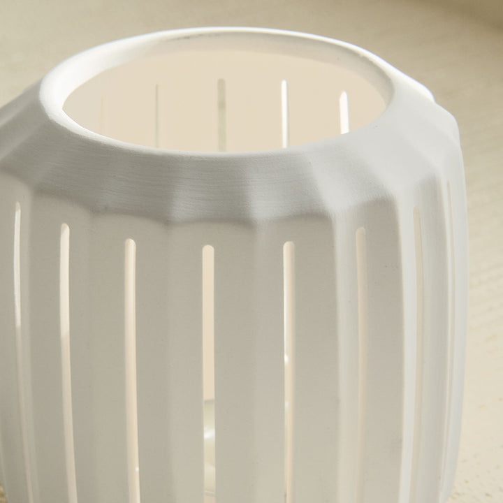 Slatted Porcelain Hurricanes - Small