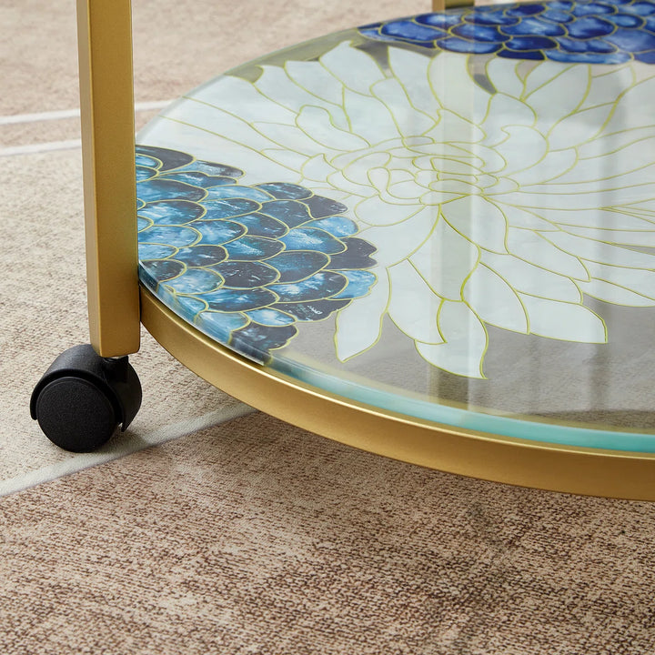 Artistic Round Nesting Coffee Table Set of 2