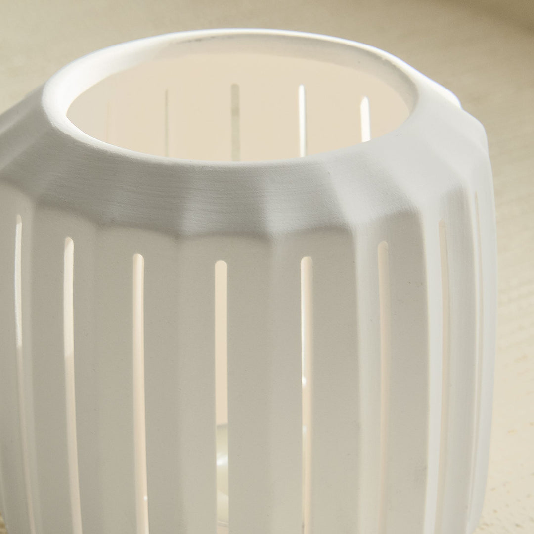 Slatted Porcelain Hurricanes - Large