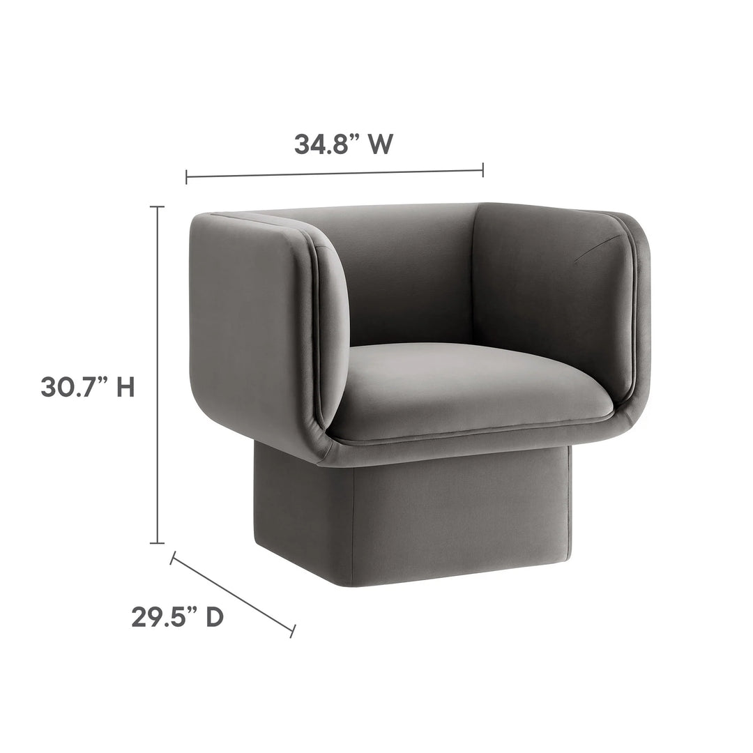 Tala Gray Accent Chair