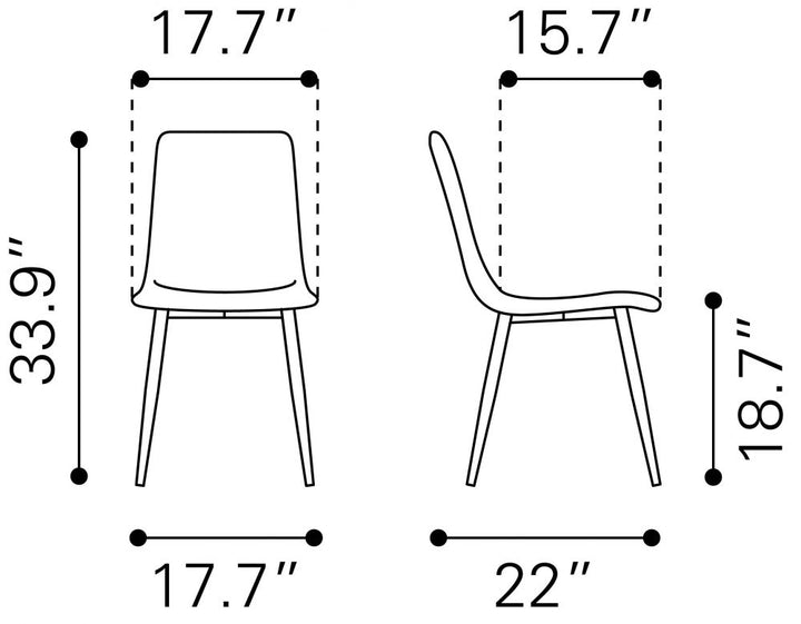 Deni Dining Chair - Set of 2