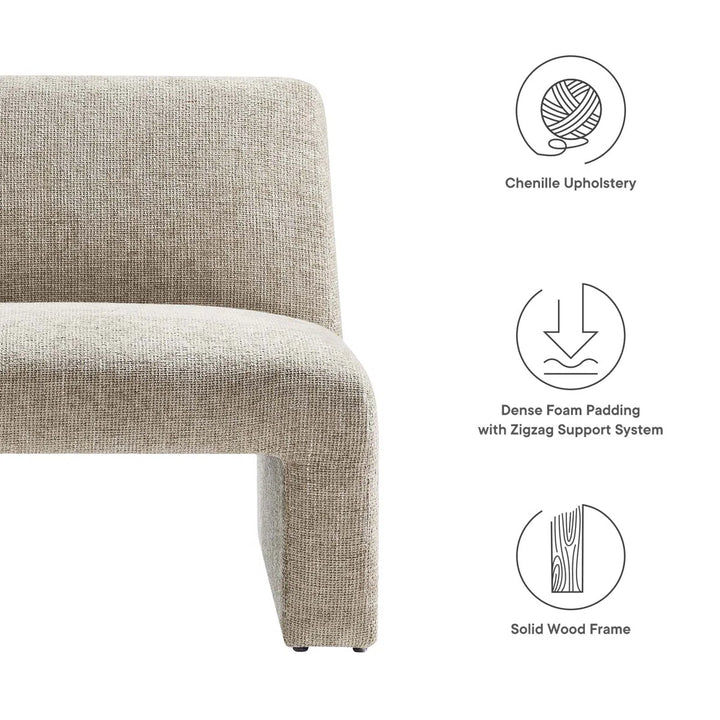 Modway Amita Chenille Upholstered Accent Chair