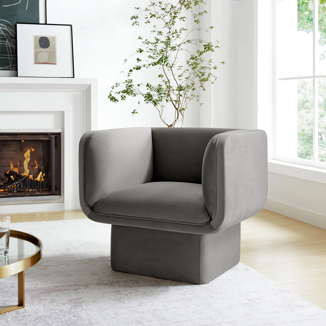 Tala Gray Accent Chair