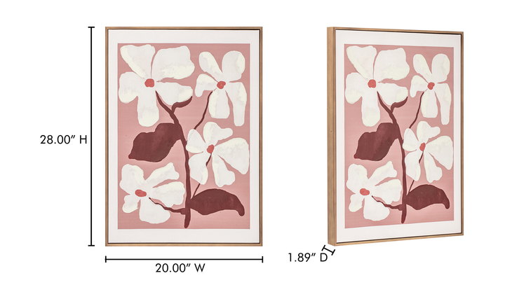 Blush Floral Painting