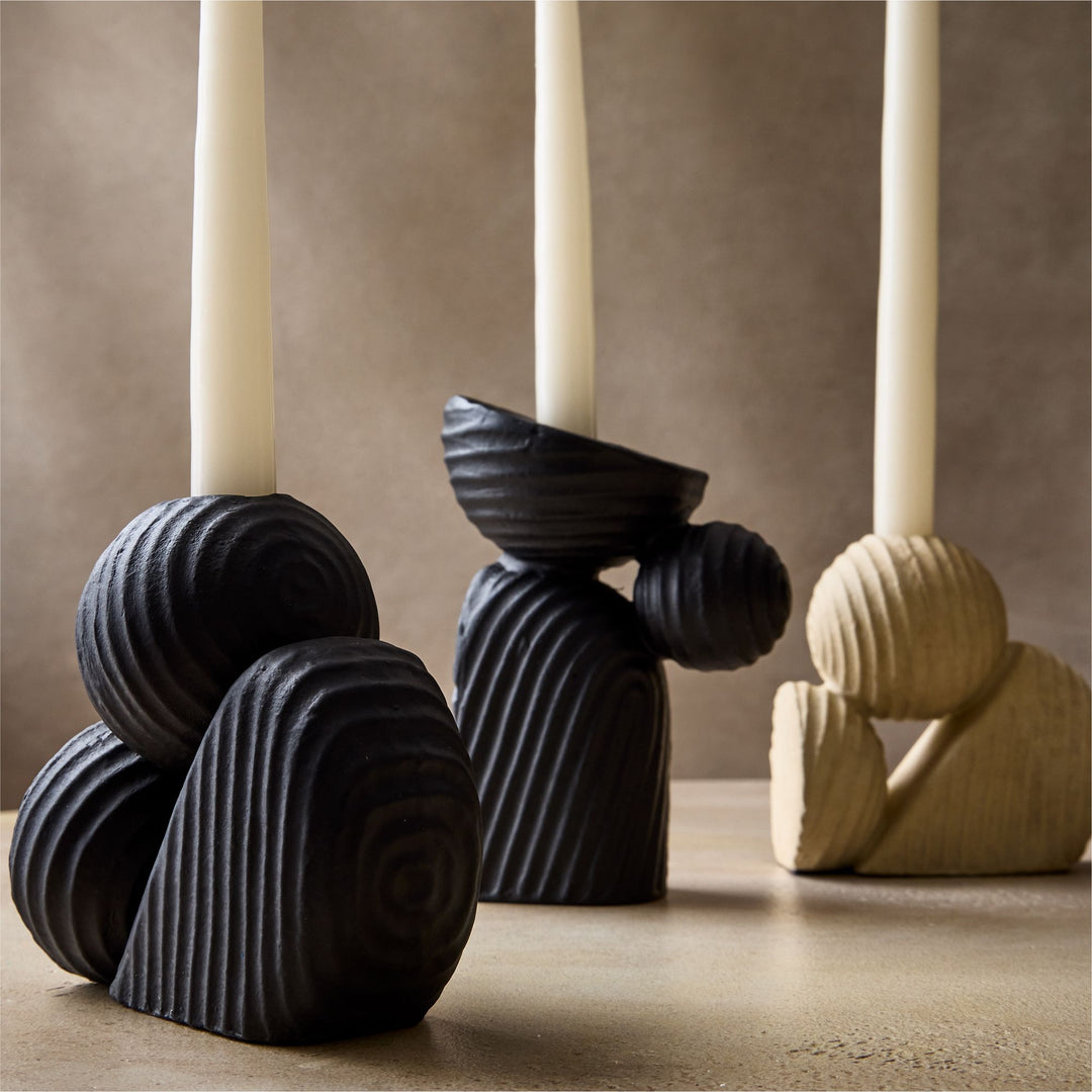 Asher Ceramic Taper Holders Short