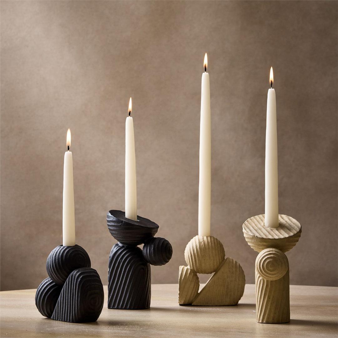 Asher Ceramic Taper Holders Short