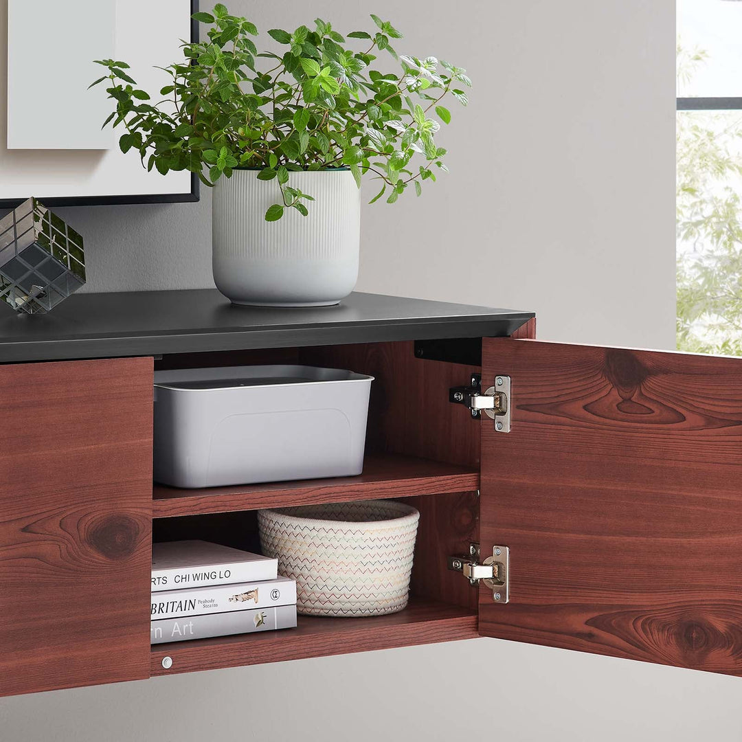 Mindi Wall-Mount Storage Cabinet